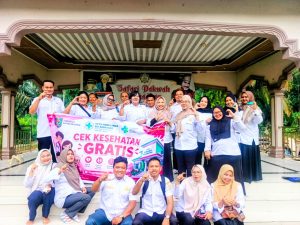 Kegiatan Cek Kesehatan Gratis Masyarakat dalam Rangka memeriahkan HUT RI ke 81 Tahun